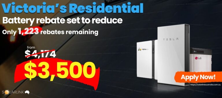 Victoria Solar Battery Rebate