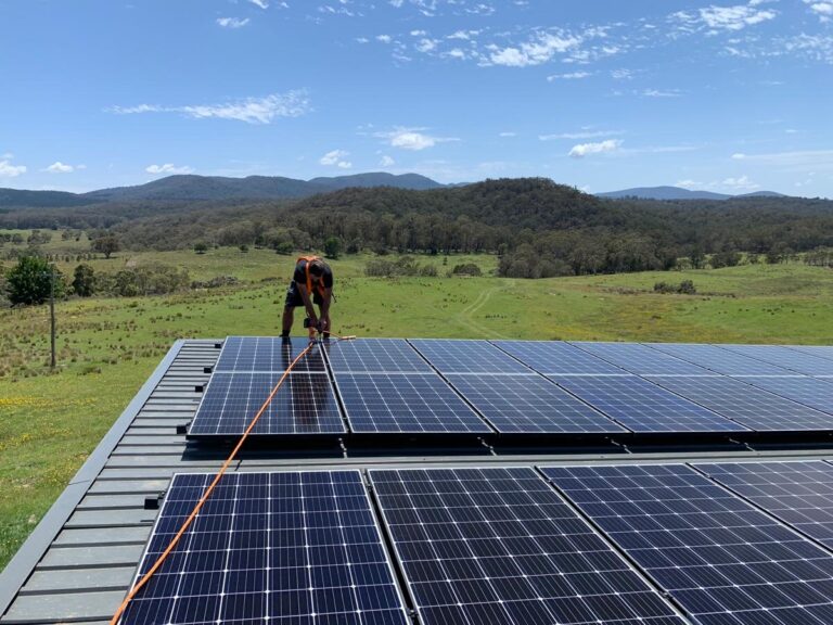 Off-Grid System Installation.Stand-Alone Solar.
