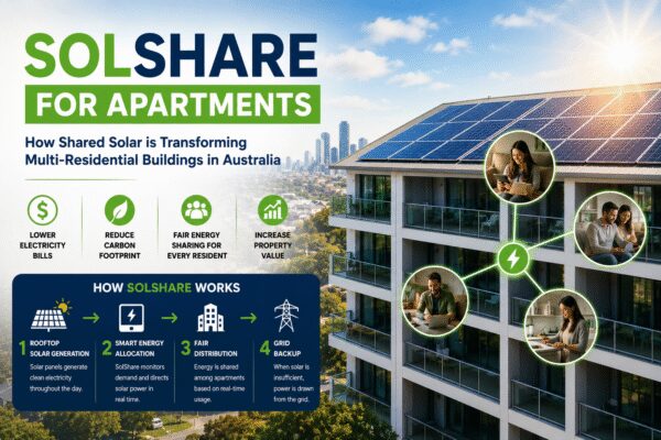 Shared Rauil Solar SolShare for Apartments | Shared Solar Australia