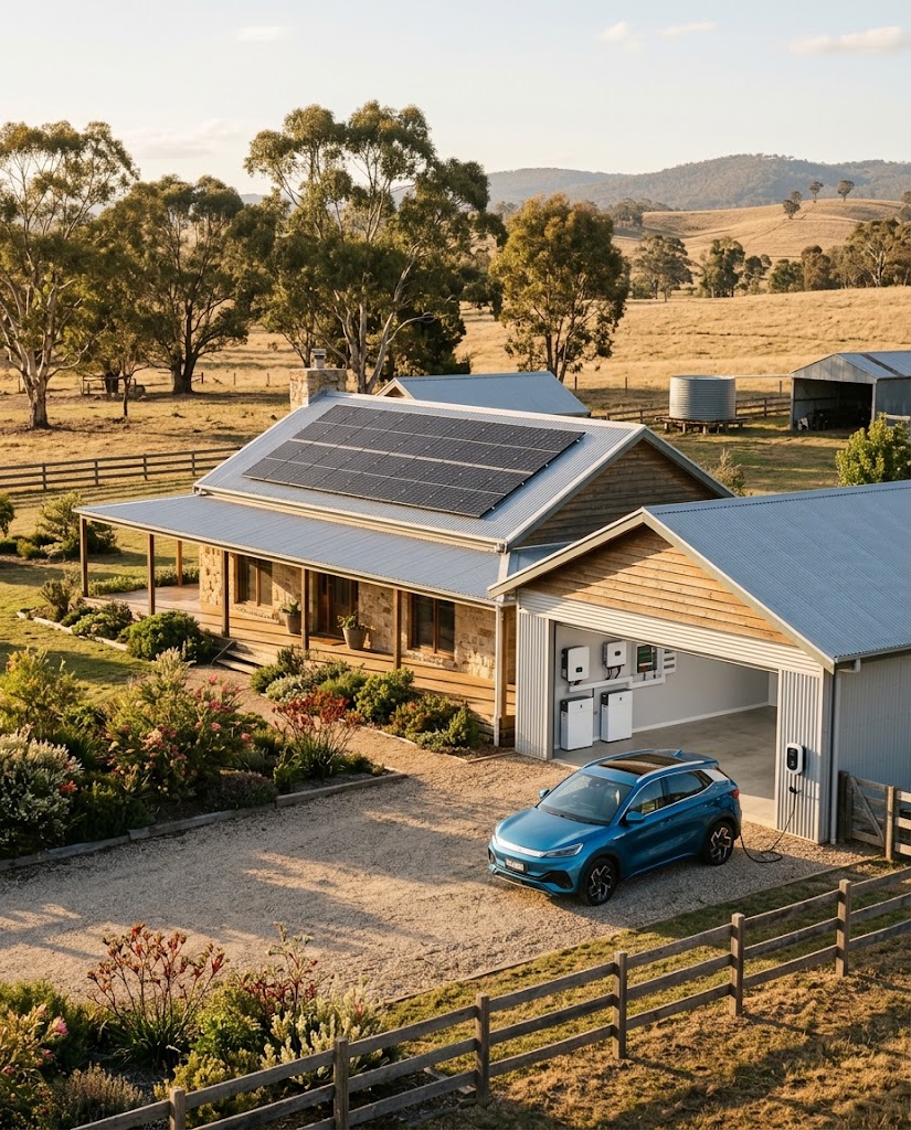 Off-grid solar home